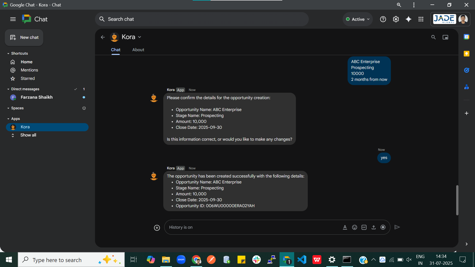 AI-powered conversational AI assistant Demo_3