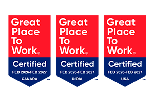 Jade Global certified as a Great Place to Work in the USA, Canada and India