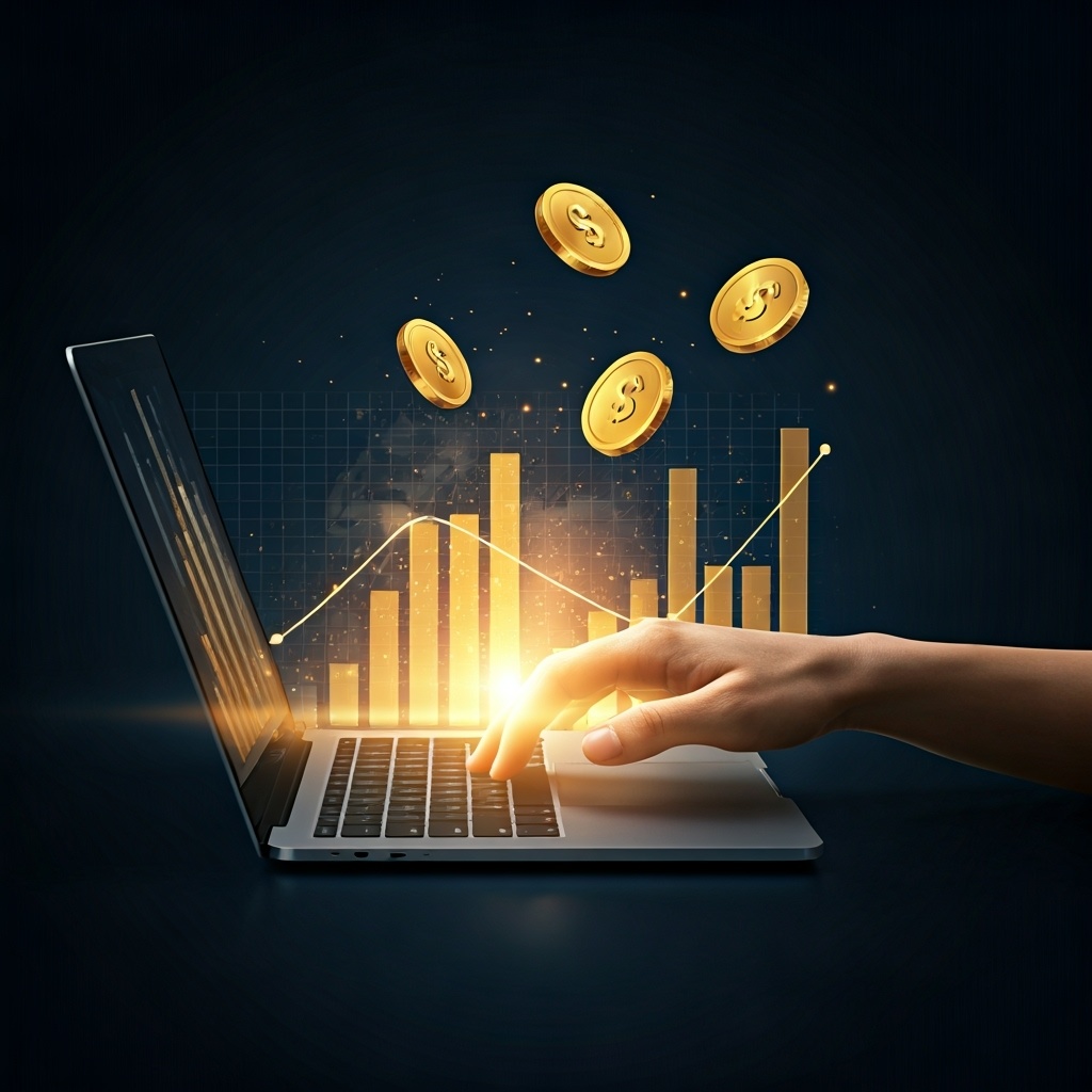 Financial growth chart