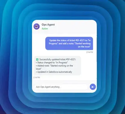 Ops Agent: An AI-powered chat-based Assistant