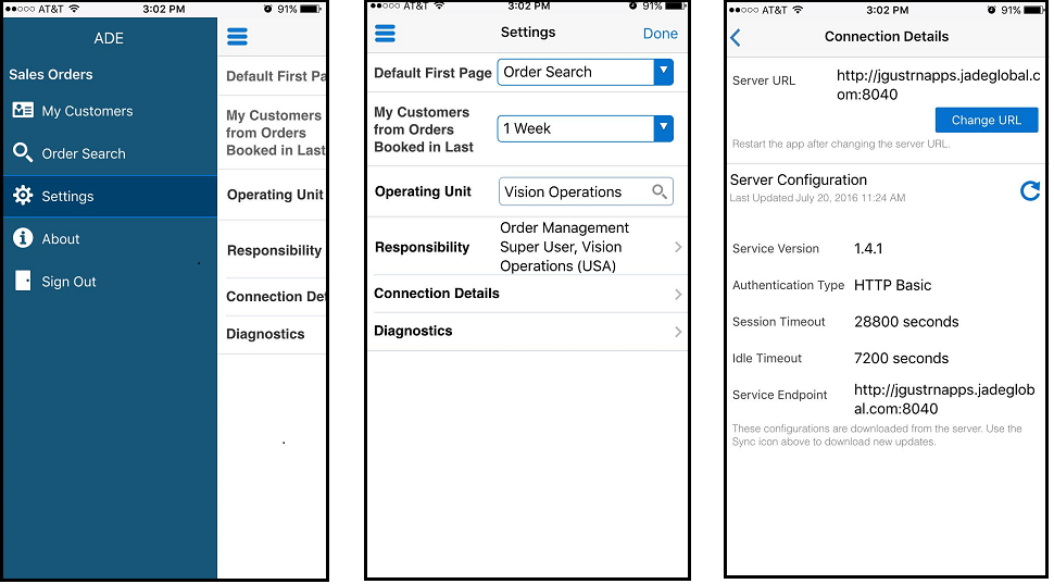 Mobile App - Sales Orders for EBS